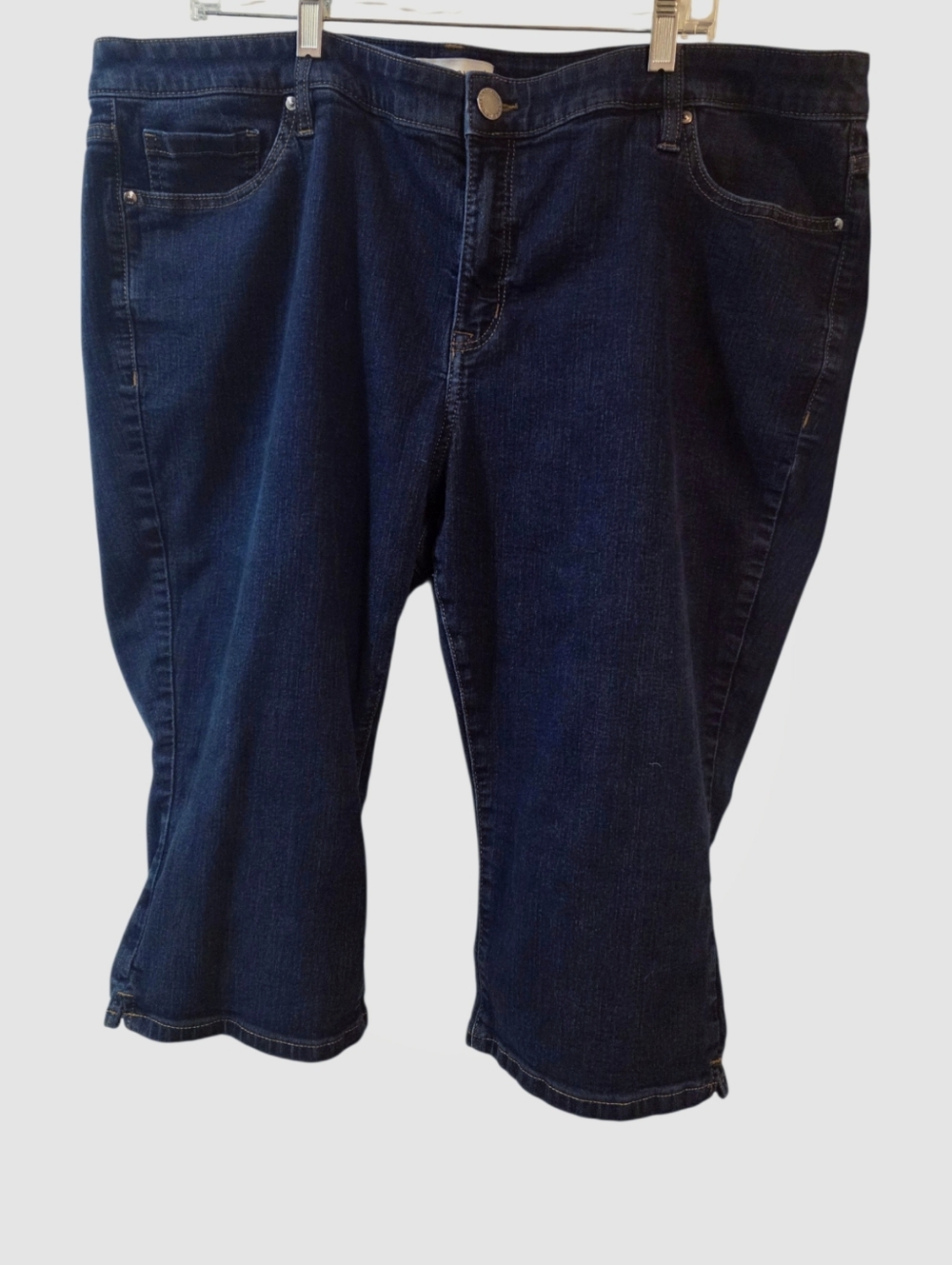 Lane Bryant Jeans Genius Straight Crop Jeans – Size 24 – Blue Denim